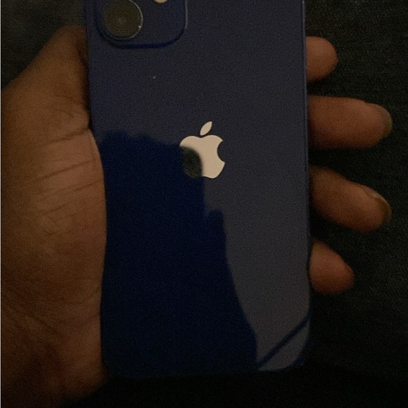 Apple Smartphone in Deep Blue